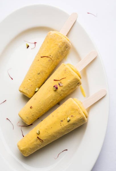 rajwari or rajwadi sweet kesar badam pista kulfi or ice cream candy