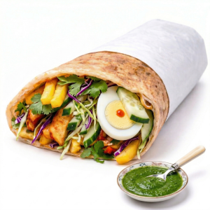 Afghani Burger Wrap